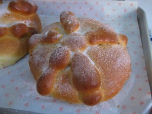 Easy recipe for day of the dead bread
