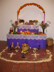 day of the dead altar dia del muerto altar